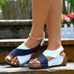 🔥Promotion du dernier jour 55% de réduction 🏖️Sandales à talons inclinés ultra confortables pour femmes
