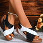 🔥Promotion du dernier jour 55% de réduction 🏖️Sandales à talons inclinés ultra confortables pour femmes
