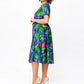 👗Robe midi imprimée à manches courtes pour femmes🔥