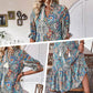 🌸Nouveautés du printemps💐 Robe florale d'été à col en V pour femmes