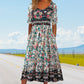 🔥2025 Nouveaux produits🌸✨ Robe élégante à motif bohème pour femme