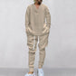 💥55% de réduction💥 Ensemble 2 pièces pour homme composé d'un sweat-shirt baggy avec col en V et d'un pantalon de jogging