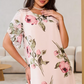 🌹Nouveaux produits du printemps🌹 Robe en mousseline avec pétales évasés de rose