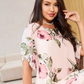 🌹Nouveaux produits du printemps🌹 Robe en mousseline avec pétales évasés de rose
