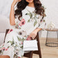 🌹Nouveaux produits du printemps🌹 Robe en mousseline avec pétales évasés de rose