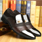 👞Chaussures formelles classiques en cuir véritable PU résistant au glissement pour hommes🔥 (53% de réduction)