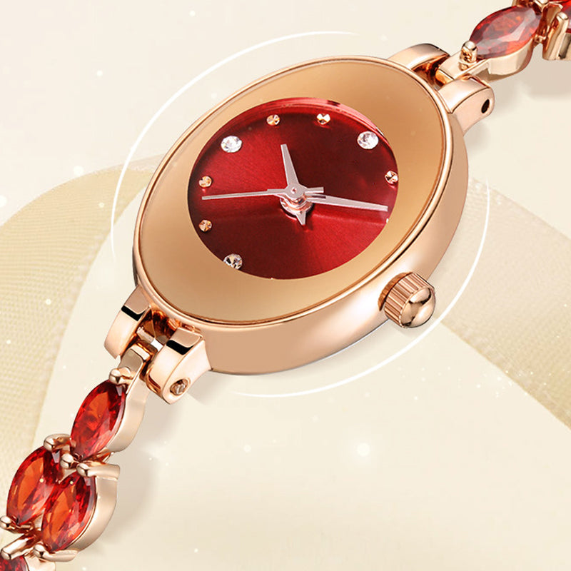 ⌚Nouveautés tendance 2025🔥Montre bracelet en zircon coloré pour femme