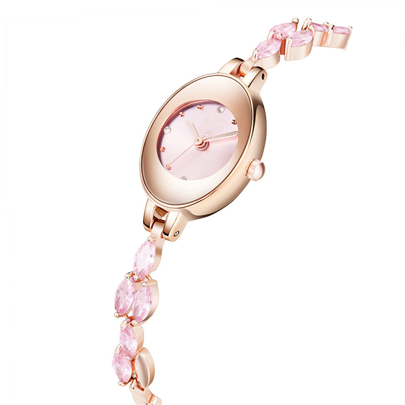 ⌚Nouveautés tendance 2025🔥Montre bracelet en zircon coloré pour femme