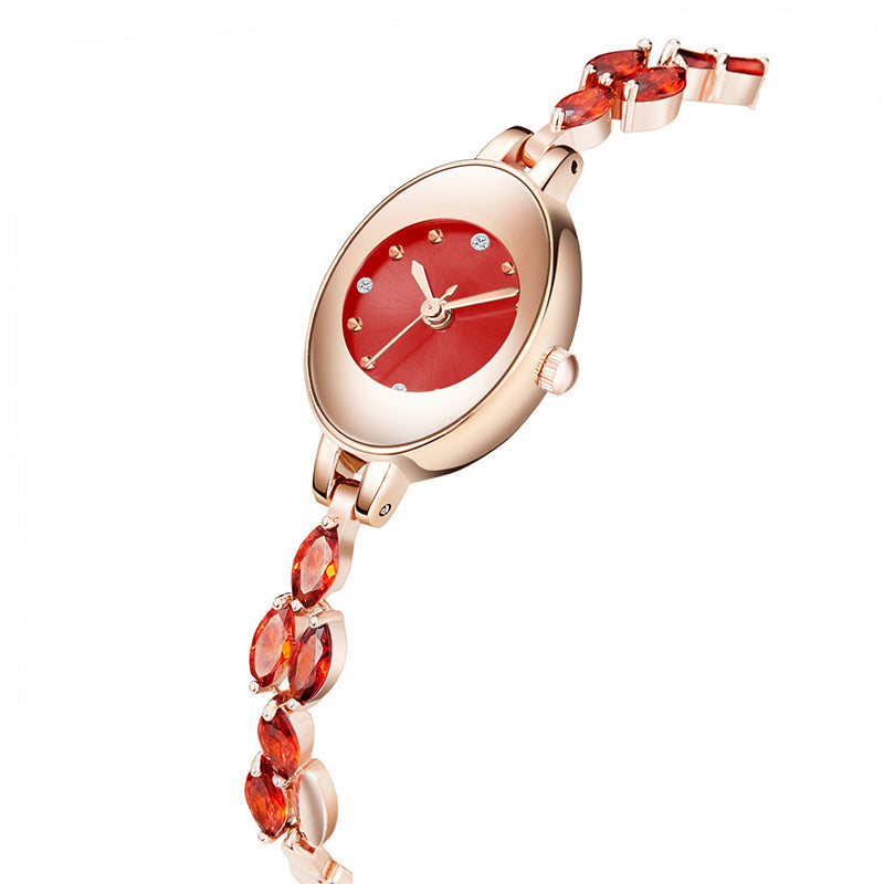 ⌚Nouveautés tendance 2025🔥Montre bracelet en zircon coloré pour femme