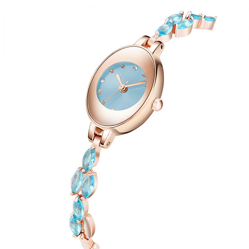 ⌚Nouveautés tendance 2025🔥Montre bracelet en zircon coloré pour femme