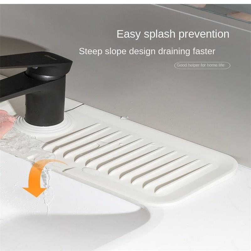 🚰 PROMO FLASH : 50% DE RÉDUCTION ! 💧 Tapis Anti-Éclaboussures pour Robinet – Silicone – Absorbant & Lavable for Protection Évier Cuisine & Salle de Bain 🧼