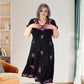 ✨️Soldes d'été 52% de réduction✨️Robe mi-longue fluide à col en V grande taille