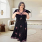 ✨️Soldes d'été 52% de réduction✨️Robe mi-longue fluide à col en V grande taille