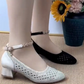 👠Sandales à bout pointu en maille découpée pour femmes