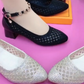 👠Sandales à bout pointu en maille découpée pour femmes