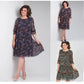 👗Robe imprimée décontractée à col rond pour femmes（🔥Offre limitée & 53% de réduction）