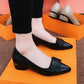👠Promotion d'été🐂Talons hauts élégants en cuir de vache à talons bas pour femmes（🔥52 % de réduction）