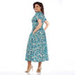 👗Soldes de début d'été🎉Robe d'été en mousseline à motifs(🔥50 % de réduction）