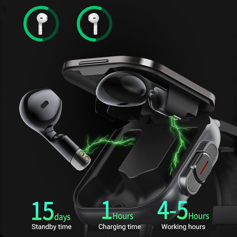 ⌚2025 Nouveaux produits🔥 Écouteurs Bluetooth 2-en-1 Smartwatch(🔥55 % de réduction)