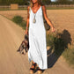 ✨Début de l'été Nouveau✨Robe Cami Maxi à col en V pour femmes