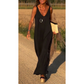 ✨Début de l'été Nouveau✨Robe Cami Maxi à col en V pour femmes