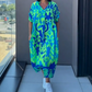 👗Offres spéciales début d'été✨Casual élégant imprimé V - cou robe pour les femmes(🔥50% de réduction)