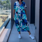 👗Offres spéciales début d'été✨Casual élégant imprimé V - cou robe pour les femmes(🔥50% de réduction)