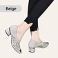👠Nouveaux produits 2025🏆Sandales en maille creuse avec strass et talons hauts(53% de réduction)