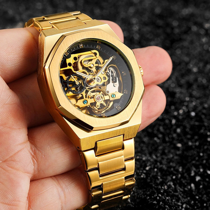 ⌚Spécial limité dans le temps🔥Montre mécanique de luxe squelette pour hommes(🔥55% de réduction)