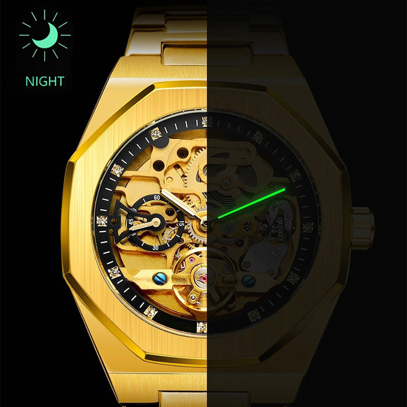 ⌚Spécial limité dans le temps🔥Montre mécanique de luxe squelette pour hommes(🔥55% de réduction)