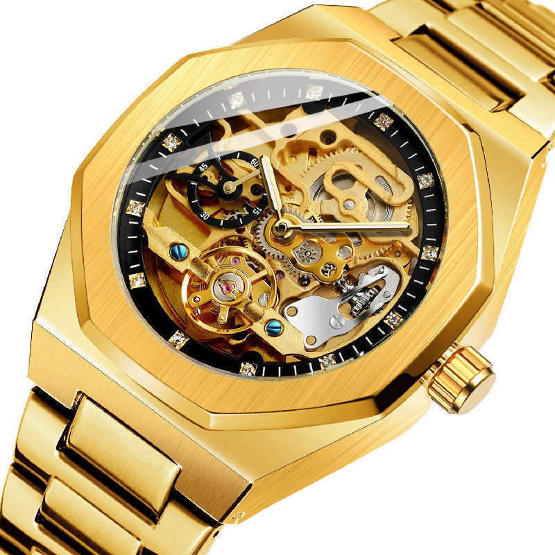 ⌚Spécial limité dans le temps🔥Montre mécanique de luxe squelette pour hommes(🔥55% de réduction)