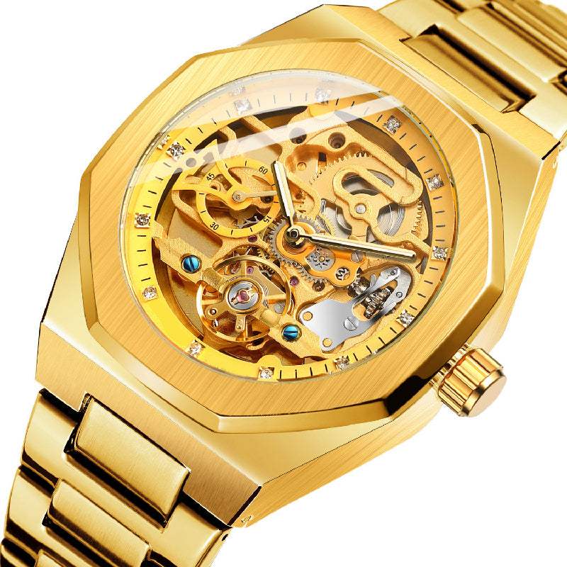 ⌚Spécial limité dans le temps🔥Montre mécanique de luxe squelette pour hommes(🔥55% de réduction)