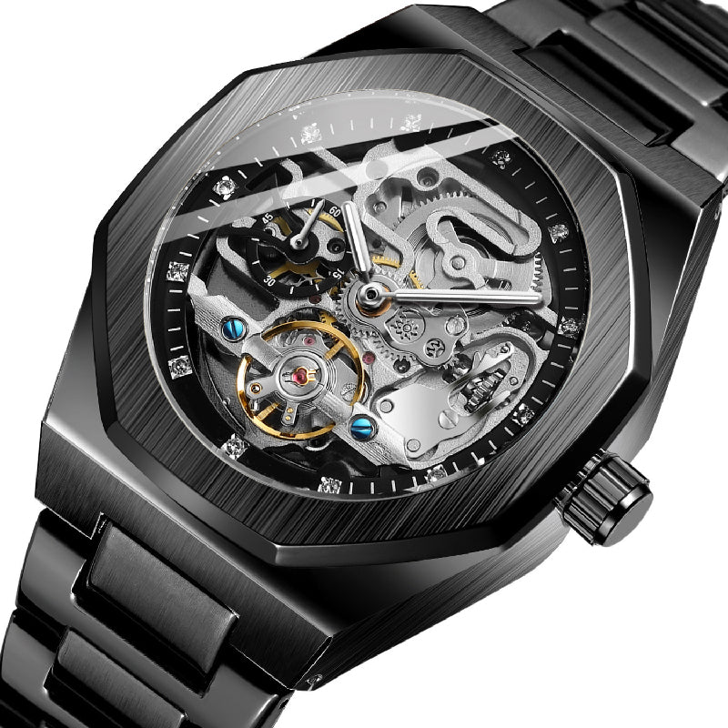 ⌚Spécial limité dans le temps🔥Montre mécanique de luxe squelette pour hommes(🔥55% de réduction)