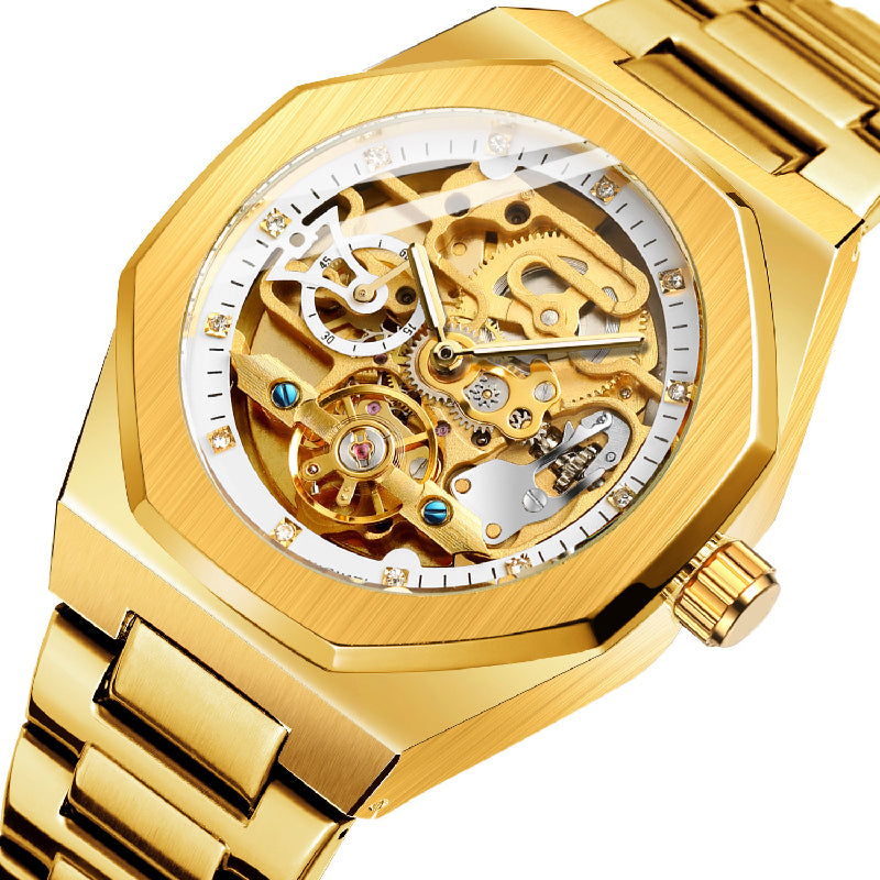 ⌚Spécial limité dans le temps🔥Montre mécanique de luxe squelette pour hommes(🔥55% de réduction)