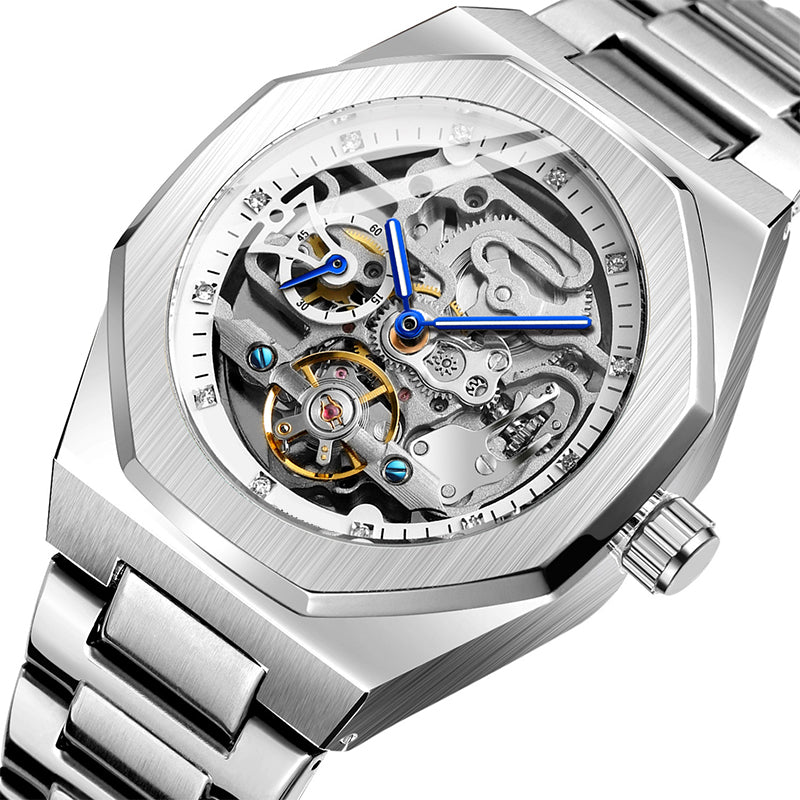 ⌚Spécial limité dans le temps🔥Montre mécanique de luxe squelette pour hommes(🔥55% de réduction)