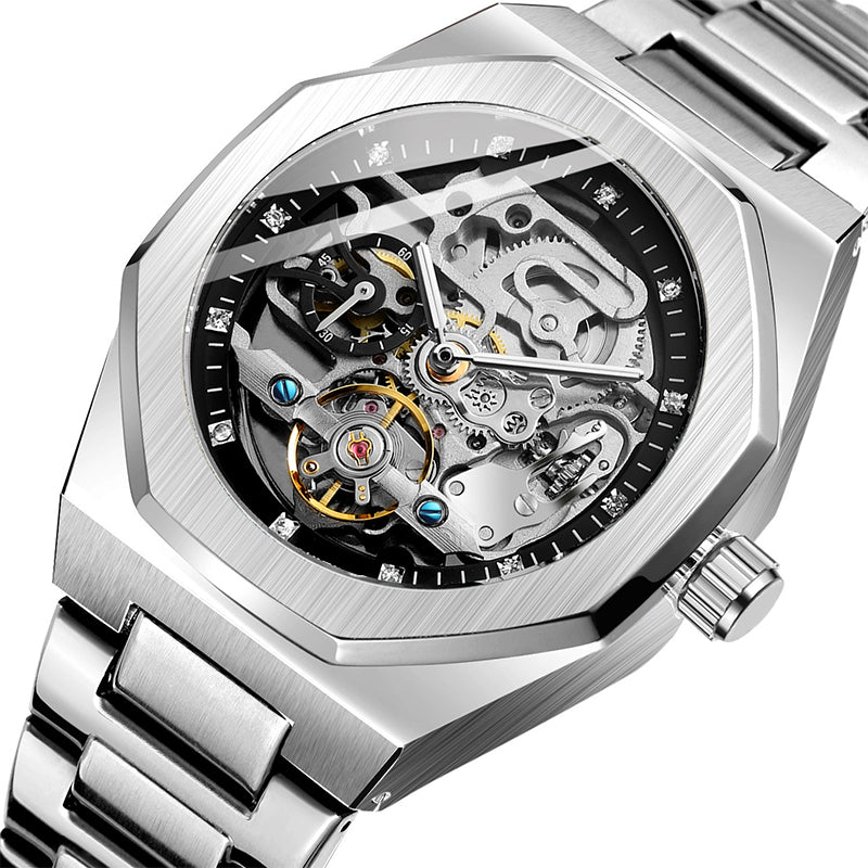 ⌚Spécial limité dans le temps🔥Montre mécanique de luxe squelette pour hommes(🔥55% de réduction)