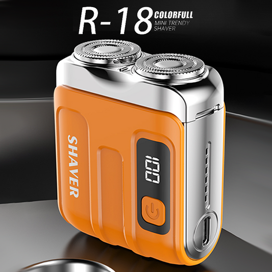 🪒 PROMO LIMITÉE 50% DE RÉDUCTION ! ⚡ Mini Rasoir Électrique Portable Homme – Détection AI, Tête Magnétique, Charge Rapide 🧔