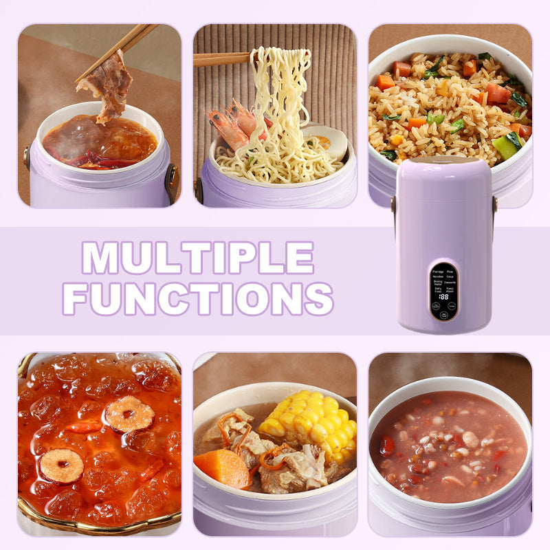 🍲 PROMO FLASH : 50% DE RÉDUCTION ! Marmite Électrique Multifonctionnelle 1 L – Revêtement Céramique Antiadhésif, Isolation jusqu'à 8 h & Chauffe 360° for une Cuisine Saine et Silencieuse Partout 🏆✨