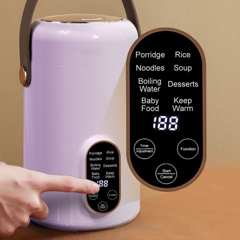 🍲 PROMO FLASH : 50% DE RÉDUCTION ! Marmite Électrique Multifonctionnelle 1 L – Revêtement Céramique Antiadhésif, Isolation jusqu'à 8 h & Chauffe 360° for une Cuisine Saine et Silencieuse Partout 🏆✨