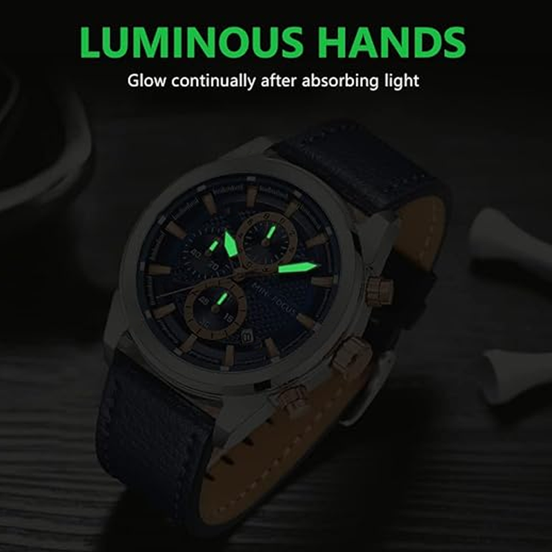 ⌚Montre à quartz pour hommes, élégante et décontractée, avec cadran lumineux(🔥55% de réduction)