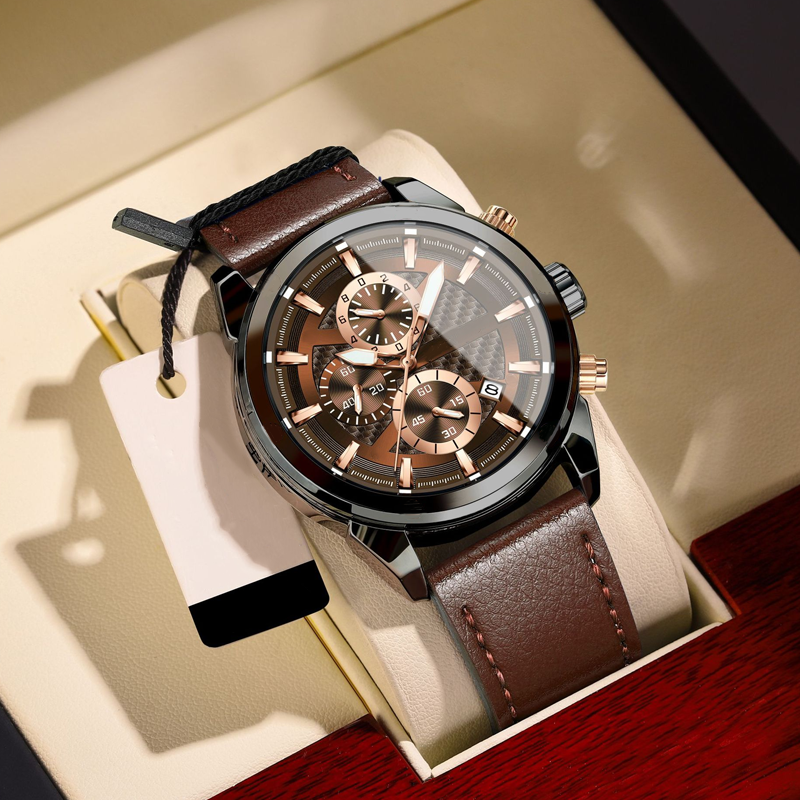 ⌚Montre à quartz pour hommes, élégante et décontractée, avec cadran lumineux(🔥55% de réduction)