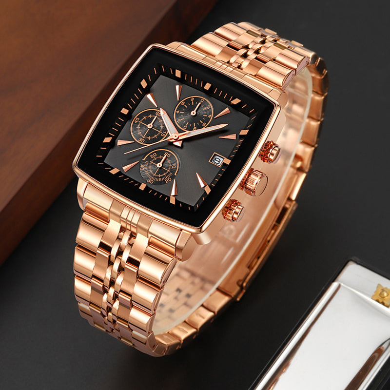 ⌚55% de réduction🔥Montre à quartz multifonctionnelle étanche pour hommes