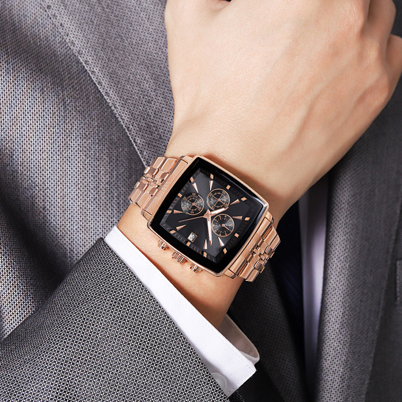 ⌚55% de réduction🔥Montre à quartz multifonctionnelle étanche pour hommes