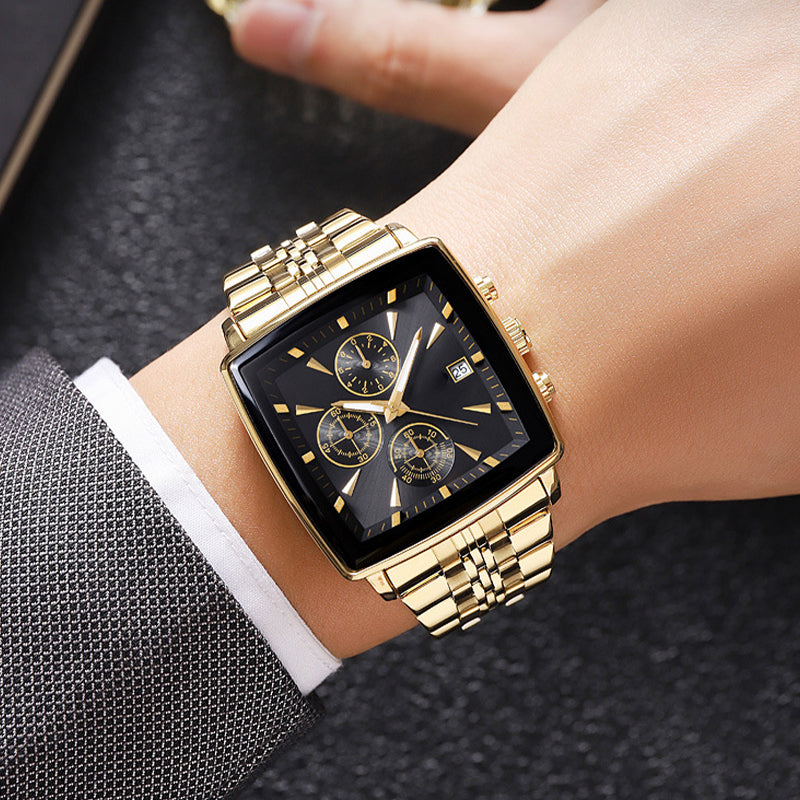⌚55% de réduction🔥Montre à quartz multifonctionnelle étanche pour hommes
