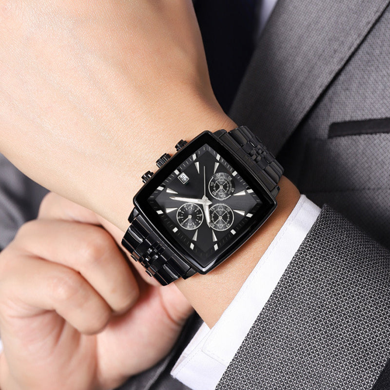 ⌚55% de réduction🔥Montre à quartz multifonctionnelle étanche pour hommes