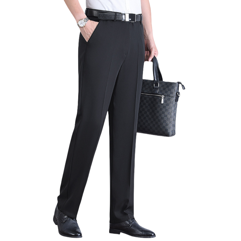 🔥 53% de réduction ❄️Pantalon de costume en soie glacée à séchage rapide pour homme💨
