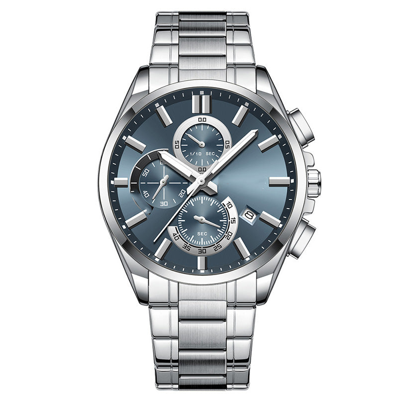 ⌚Montre-bracelet d'affaires en acier inoxydable pour hommes(🔥55% de réduction)
