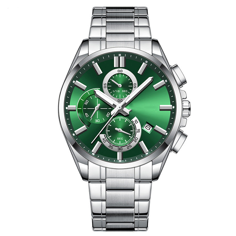⌚Montre-bracelet d'affaires en acier inoxydable pour hommes(🔥55% de réduction)