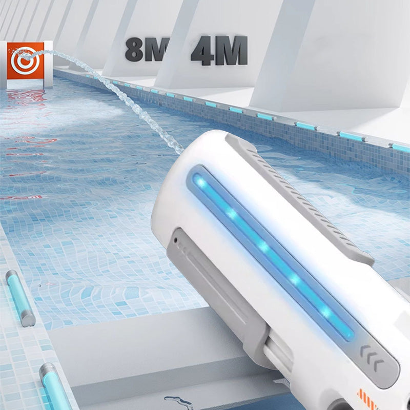 🔫55% de réduction💧Pistolet à Eau Électrique à Longue Portée avec LED pour Enfants et Adultes