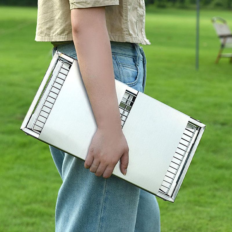 🍖Meilleur prix🔥Le barbecue d'extérieur pliable en acier inoxydable(🚀55% de réduction)